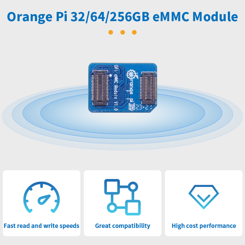 Orange Pi 5 Plus 32Gb - 오렌지 파이 EMMC 모듈 32GB 64GB